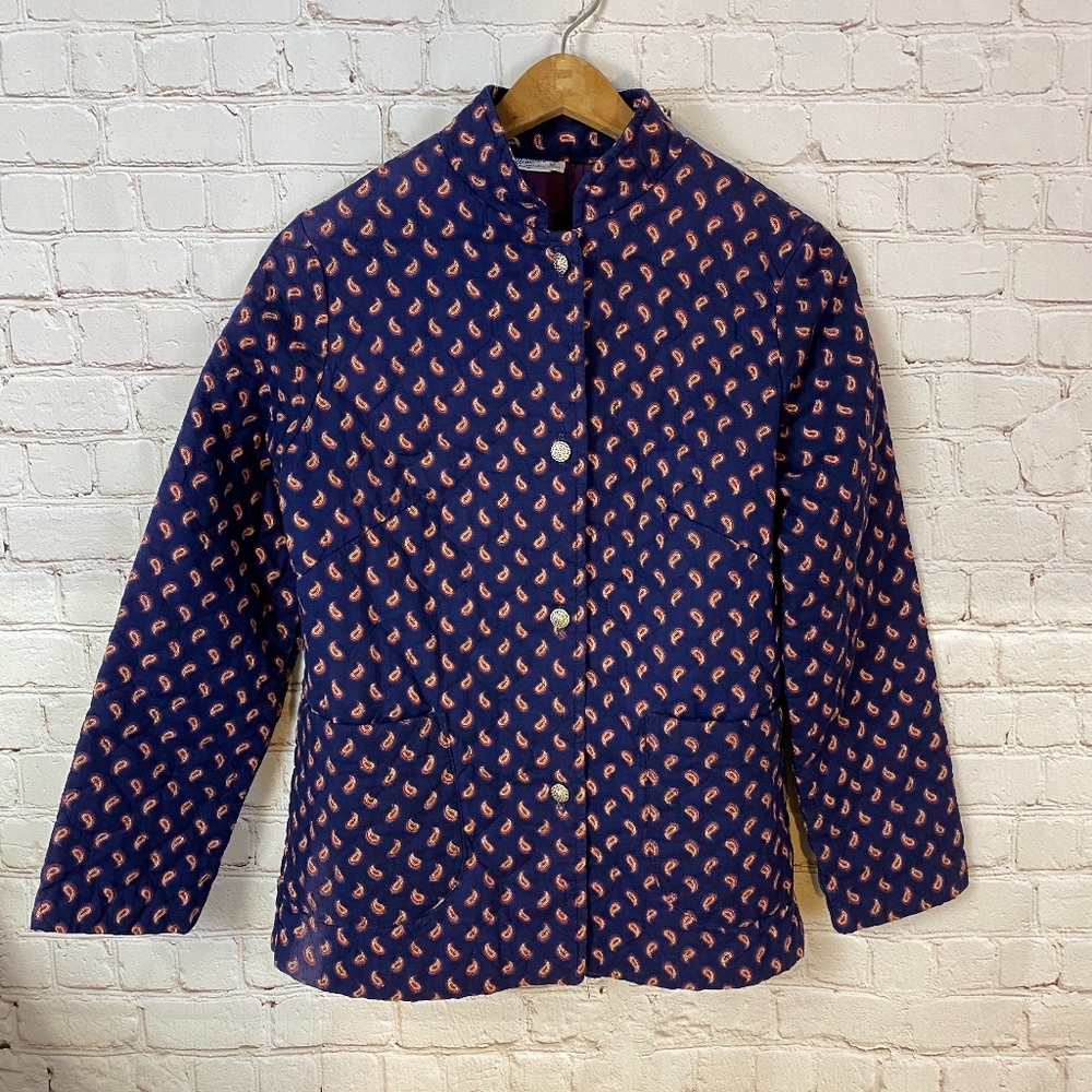 Meadowbank | Vintage Quilted Paisley Blazer Jacket